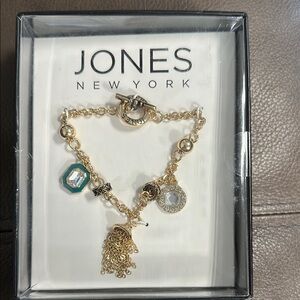 Jones New York Gold Charm‎ Bracelet New
